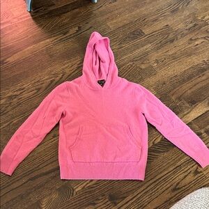 Crewcuts 100% Cashmere Pink Hoodie
